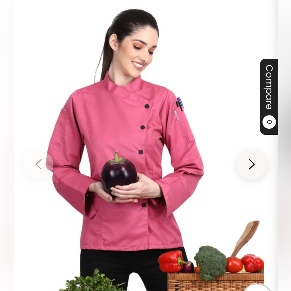 Pink Chef Coat